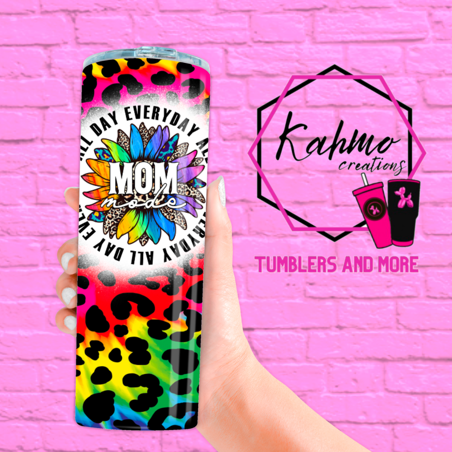 Mom Mode Skinny Tumbler (20 oz.)