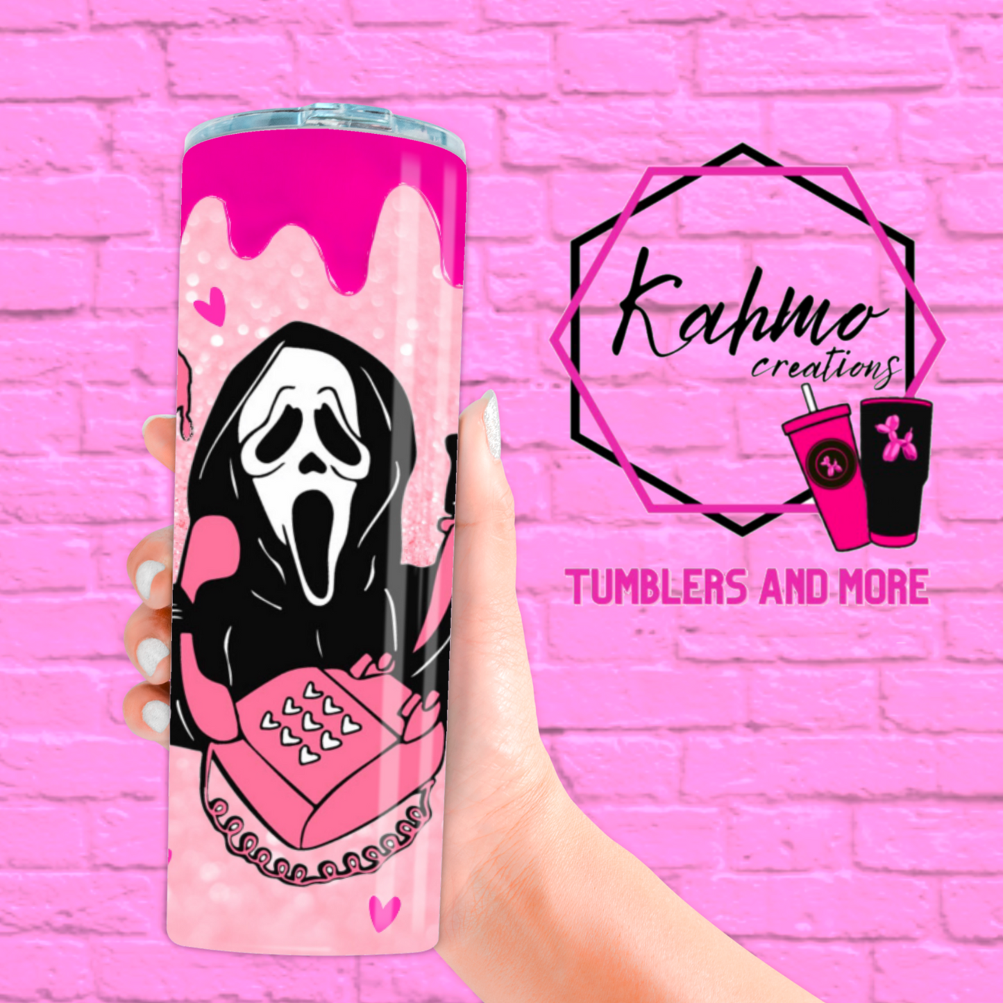 Halloween-Mask Movie Skinny Tumbler (20 oz.)