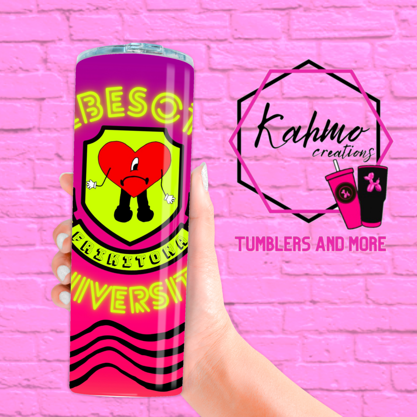 Bebesota University Skinny Tumbler (20 oz.)