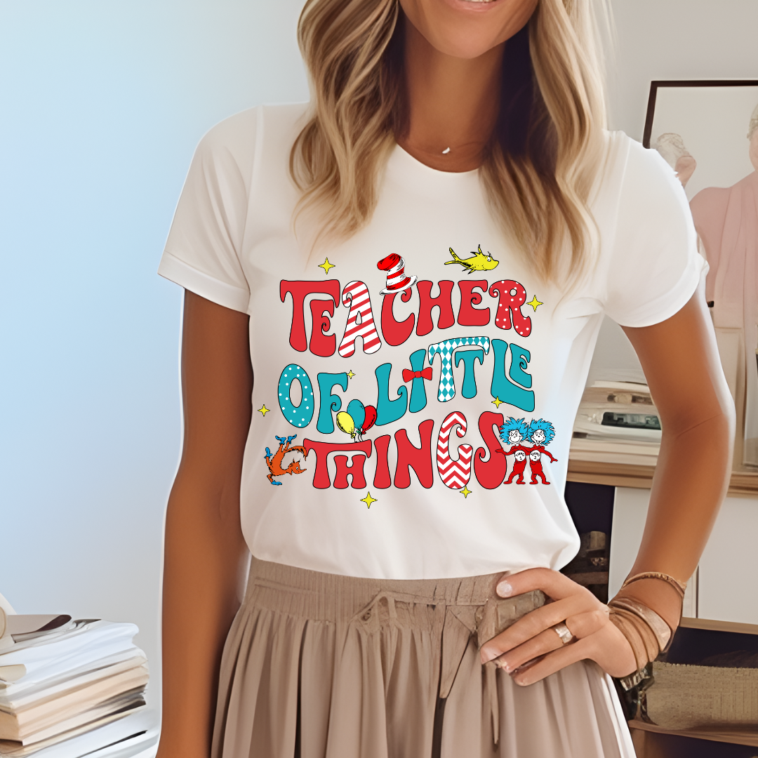Read Across America Shirt-TEACHER OF LITTLE THINGS
