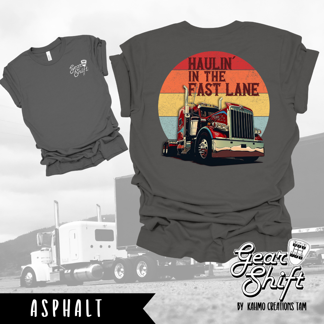 Haulin in the Fast Lane Tee: Speed into Style