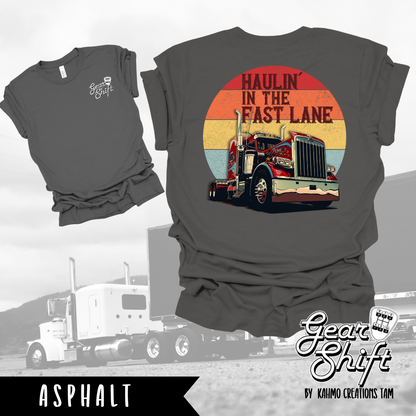 Haulin in the Fast Lane Tee: Speed into Style