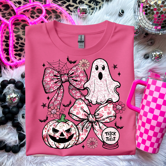 Spooktacular Pink Halloween T-Shirt
