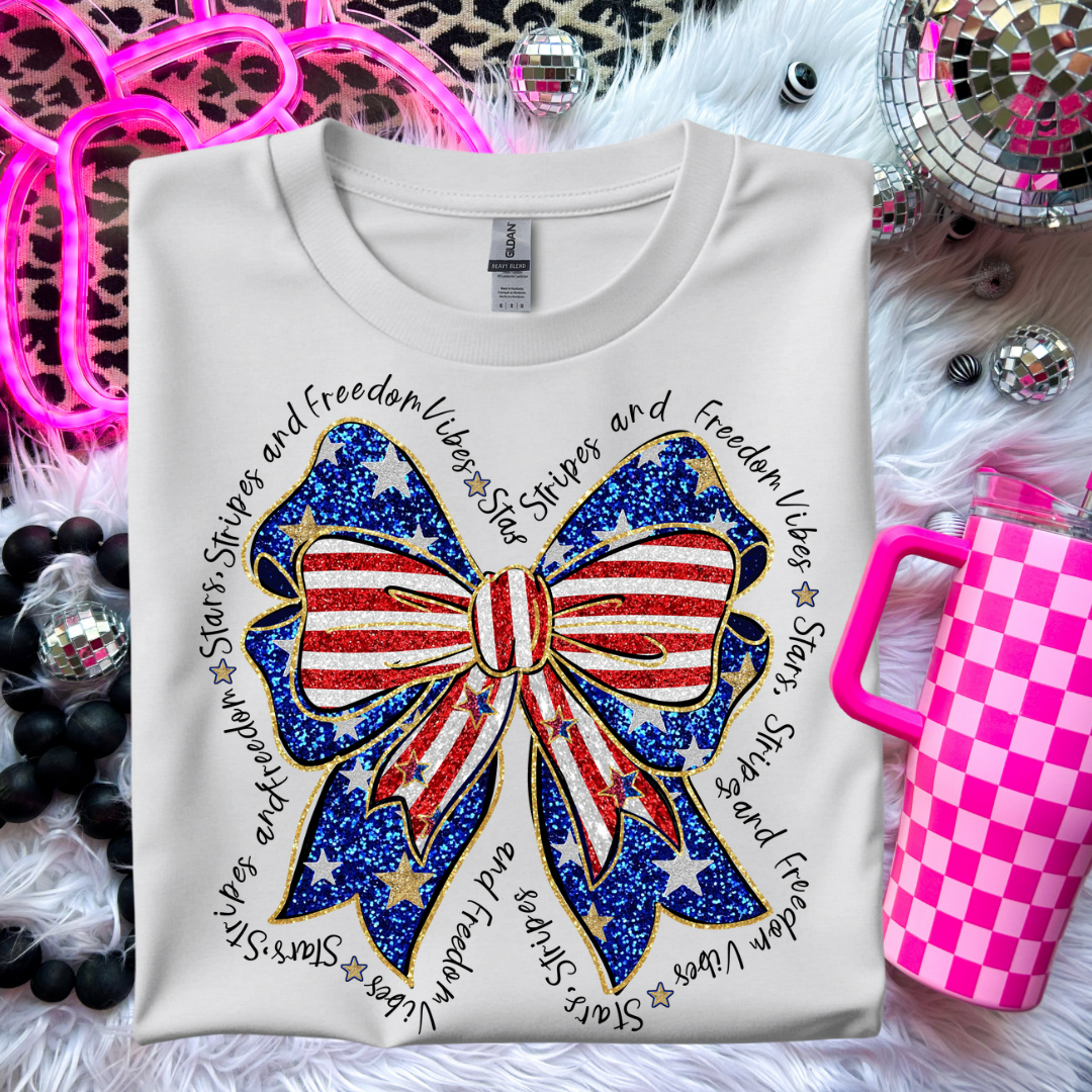 4th of July, Independence Tee, Coquette Bow