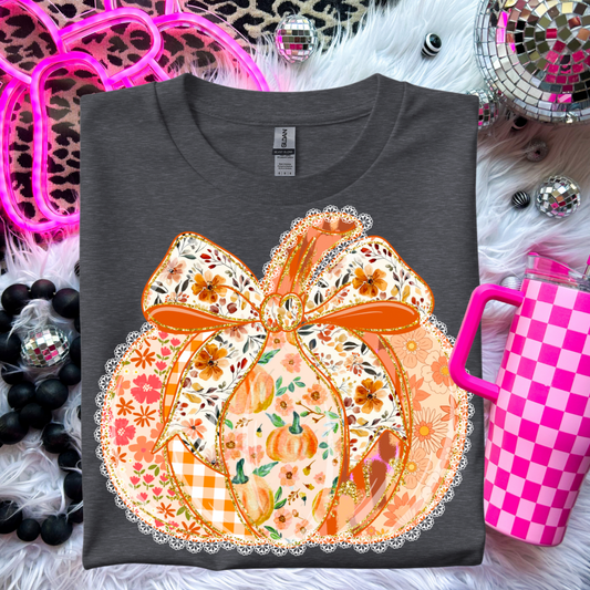 Cozy Autumn Pumpkin Graphic Tee