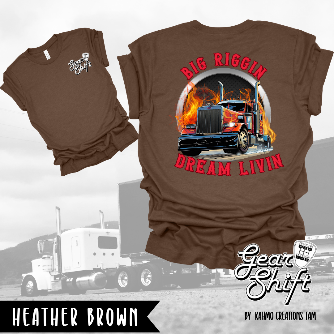 Big Riggin, Dream Livin Tee: Embrace the Open Road