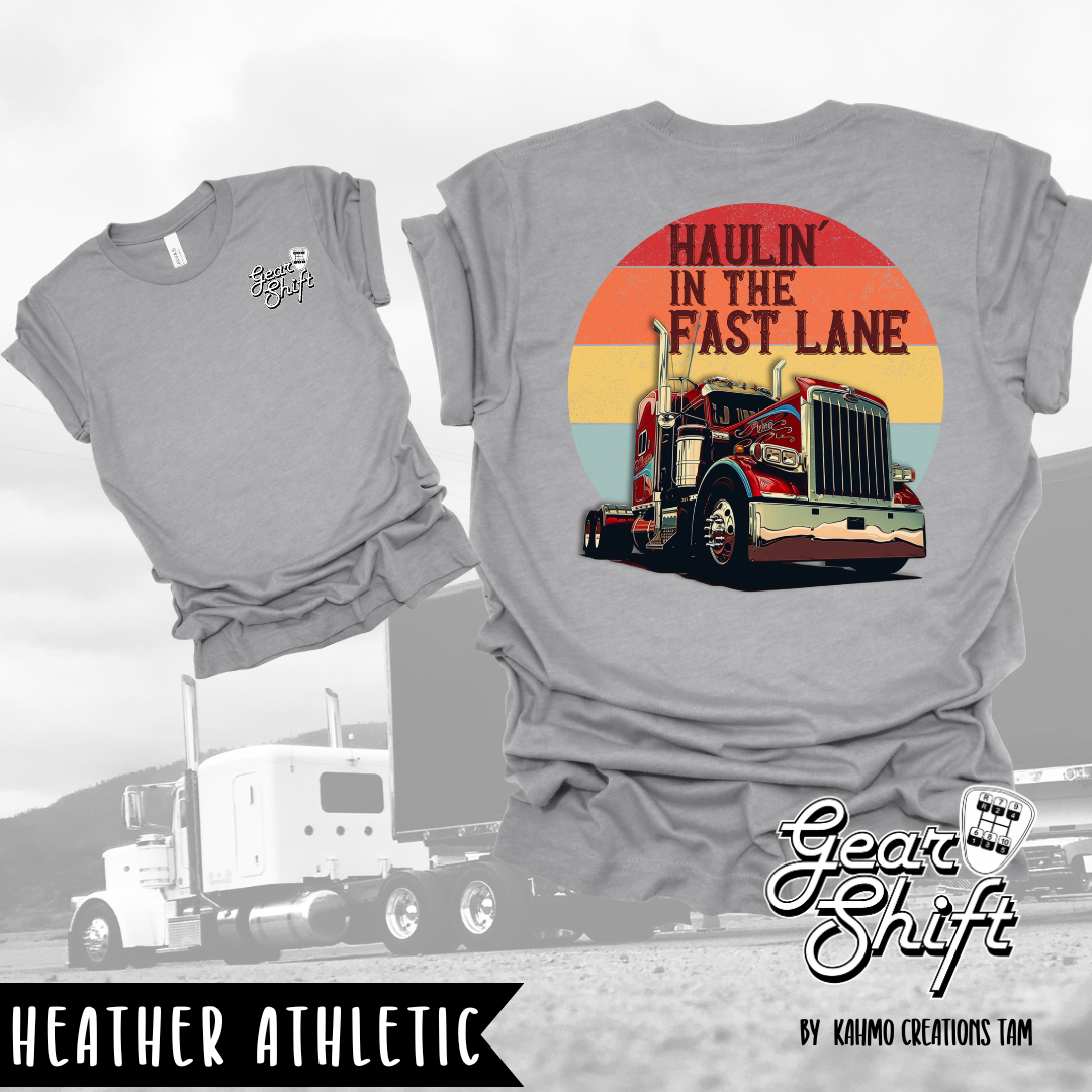 Haulin in the Fast Lane Tee: Speed into Style