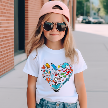 Read Across America Shirt-Heart