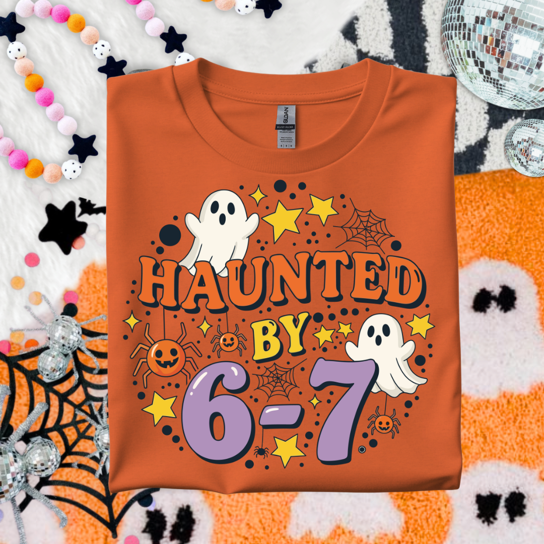 Hunted by 67 Round Design Halloween Shirt