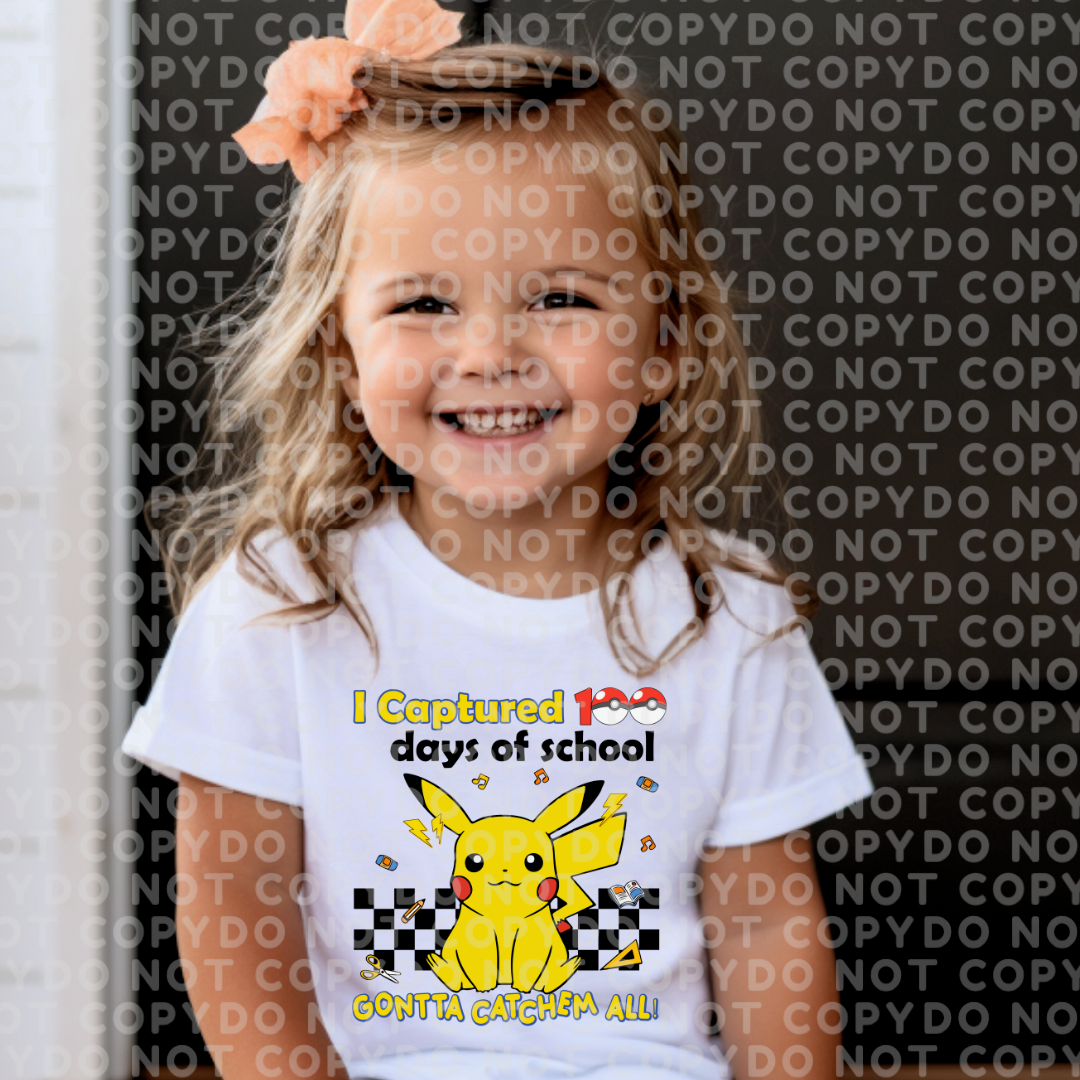 I captured 100 Days of School Celebration Shirt