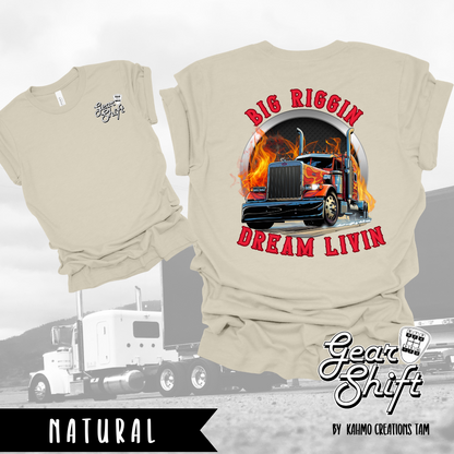 Big Riggin, Dream Livin Tee: Embrace the Open Road