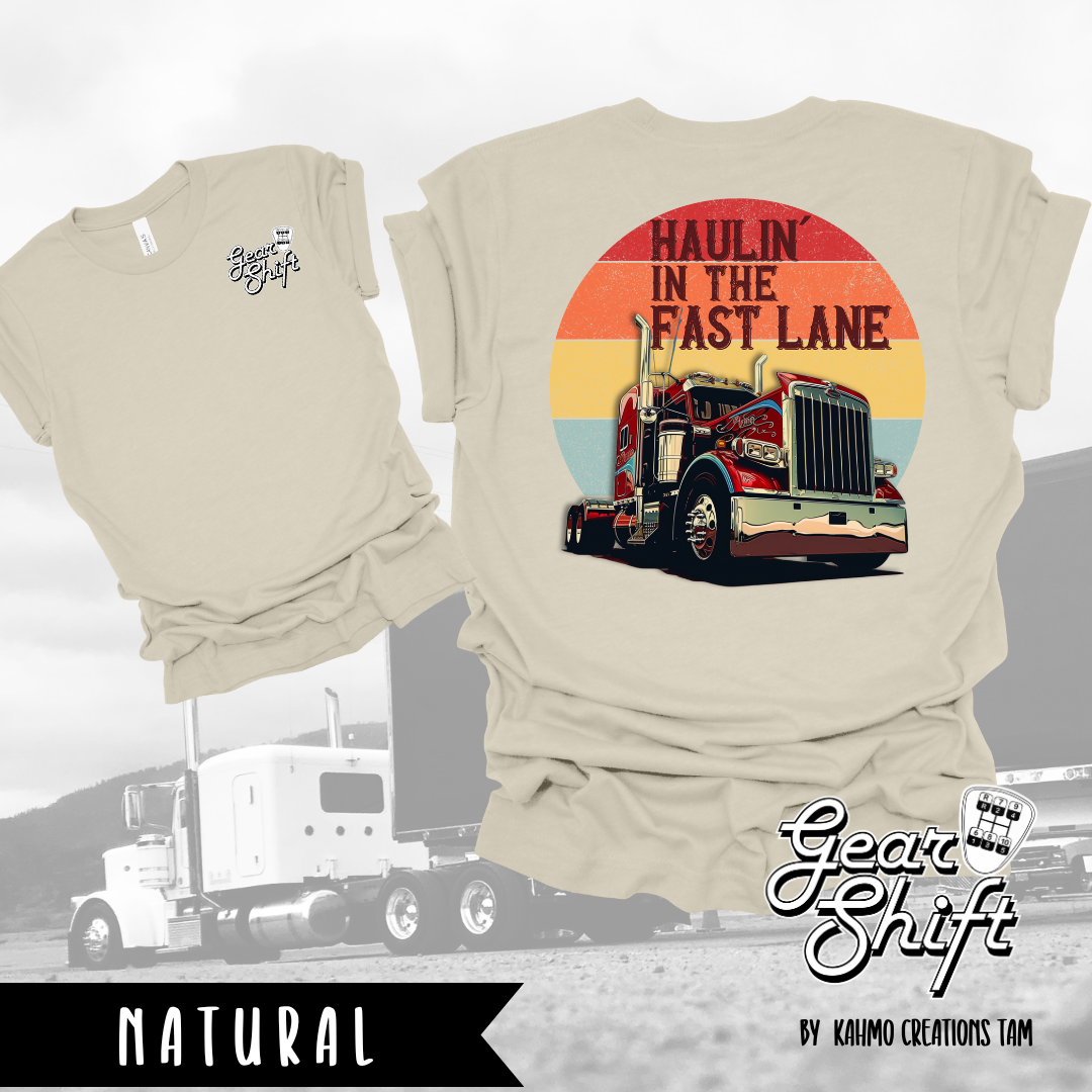 Haulin in the Fast Lane Tee: Speed into Style