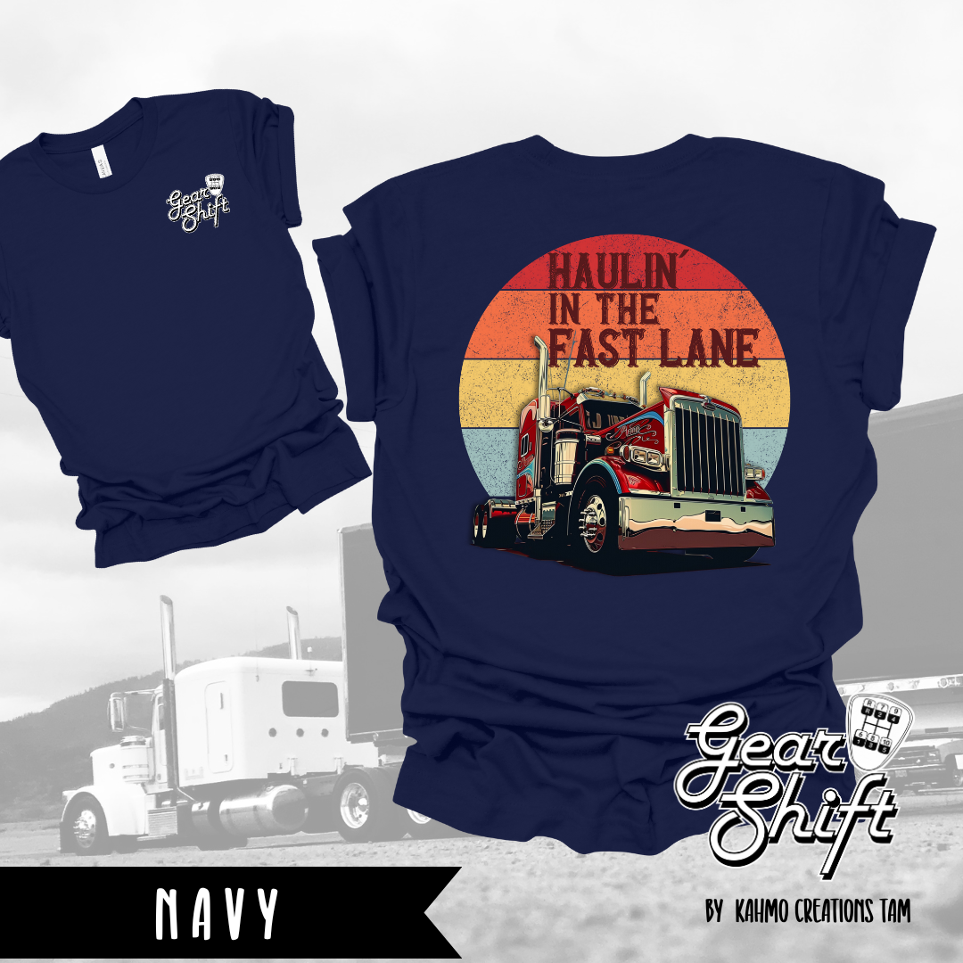 Haulin in the Fast Lane Tee: Speed into Style
