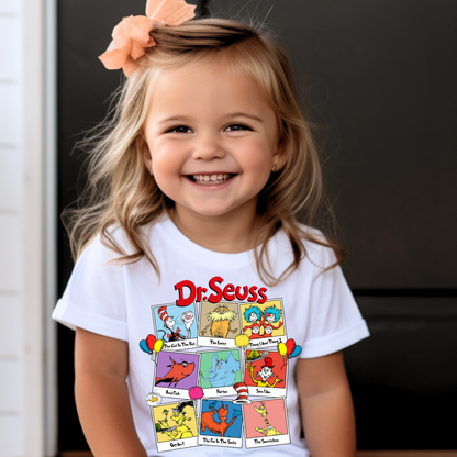 Read Across America Shirt-Book Character Portraits