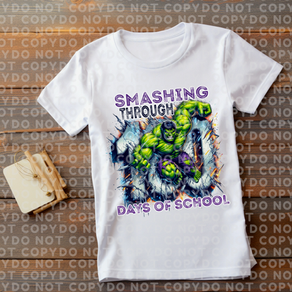 Smashing through 100 days school Celebration Shirt