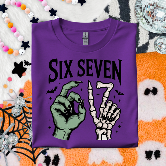 67 Meme Halloween hands shirt