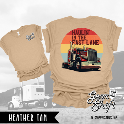 Haulin in the Fast Lane Tee: Speed into Style