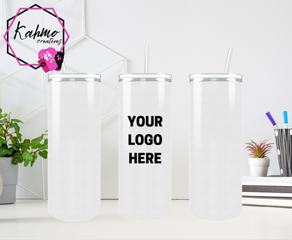 Custom Skinny Tumbler (20 oz.) use your company logo or pictures