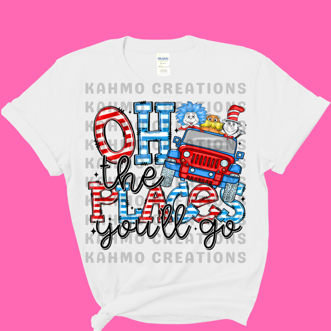 Read Across America Shirt-Book Character Jeep