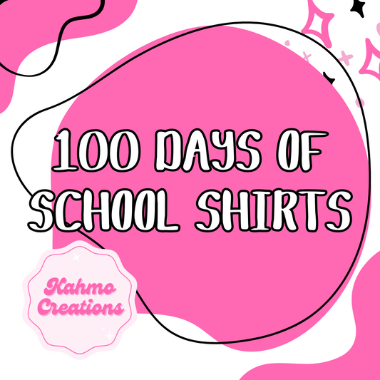 100 Days of School Shirt Order
