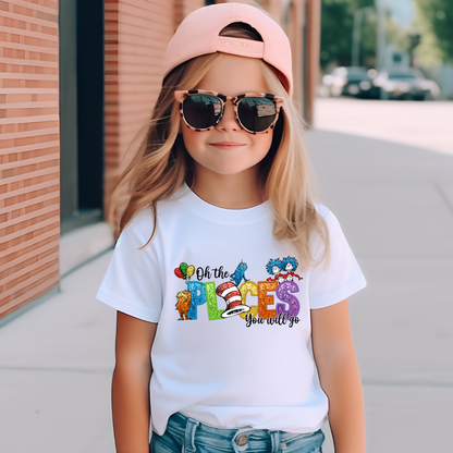 Read Across America Shirt-Glitter Balloon Design