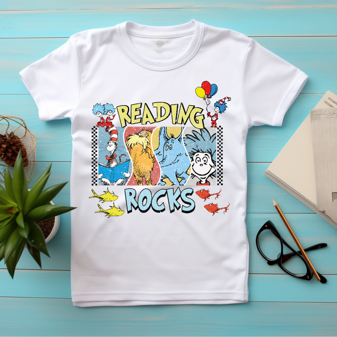 Read Across America Shirt-Reading Rocks