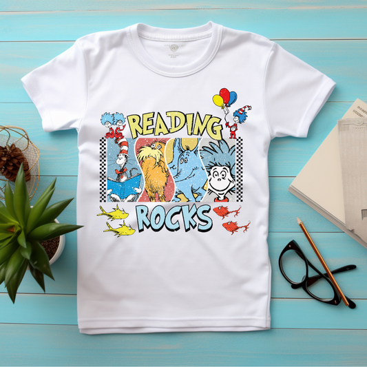 Read Across America Shirt-Reading Rocks