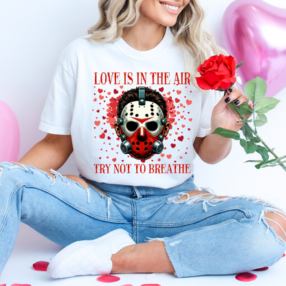 Love is in the Air, try not to breathe Hockey Horror Mask
