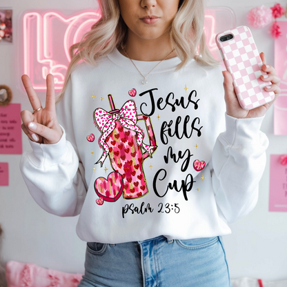 Jesus fills my cup Valentine Shirt