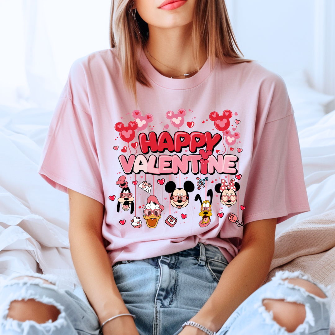 Happy Valentines Mouse and Friends Shirt