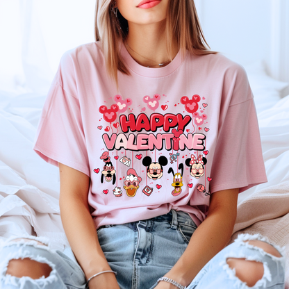 Happy Valentines Mouse and Friends Shirt