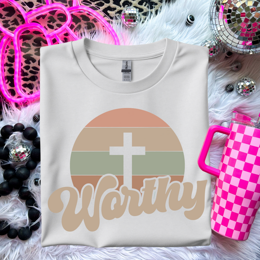 Worthy Retro Style T-Shirt - Vintage Inspired Apparel