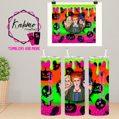 Halloween-Witches 2 Skinny Tumbler (20 oz.)