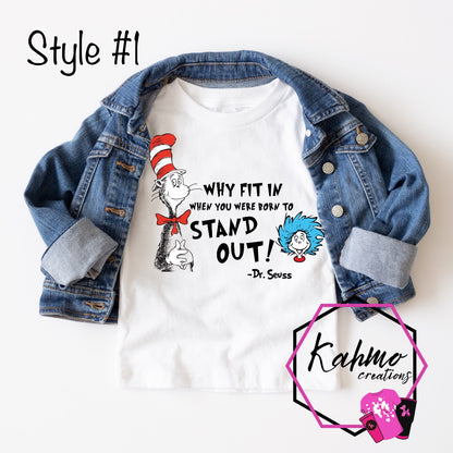 Why fit in when you were born to stand out