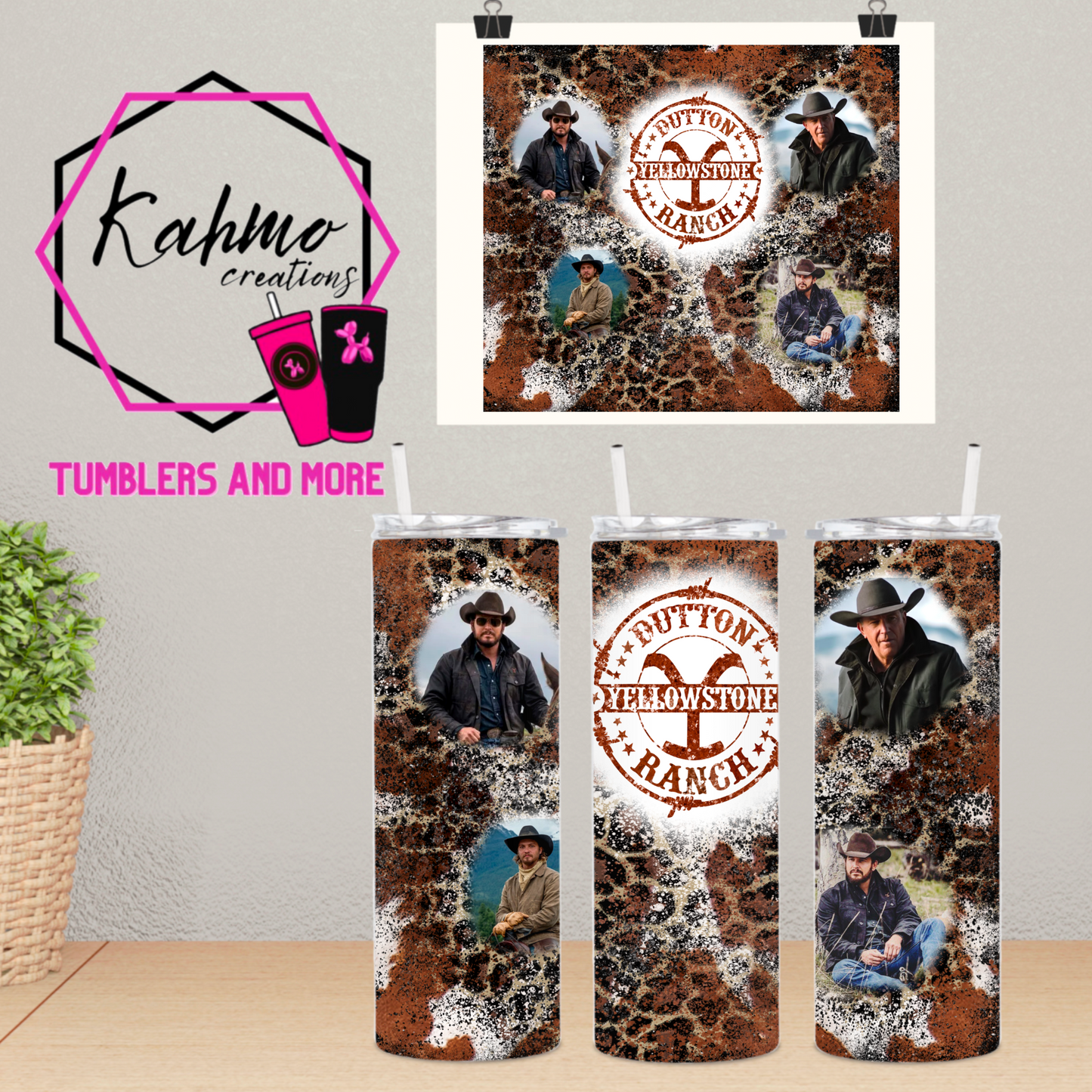 Yellowstone Skinny Tumbler (20 oz.)