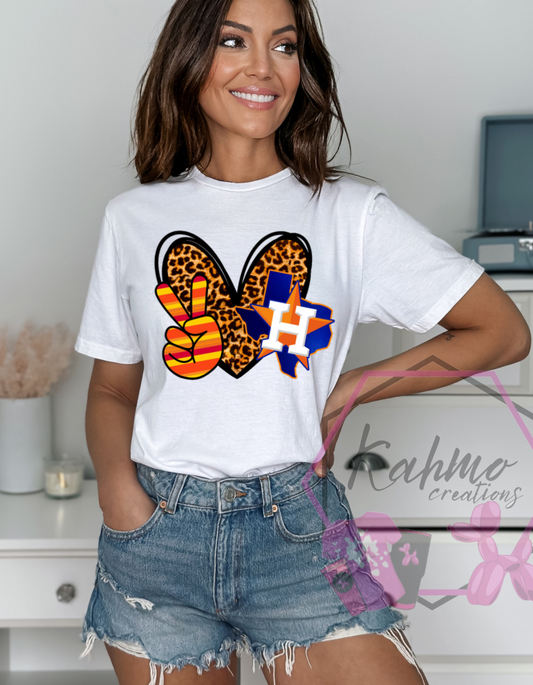 Peace Love ASTR*S Houston T-shirt