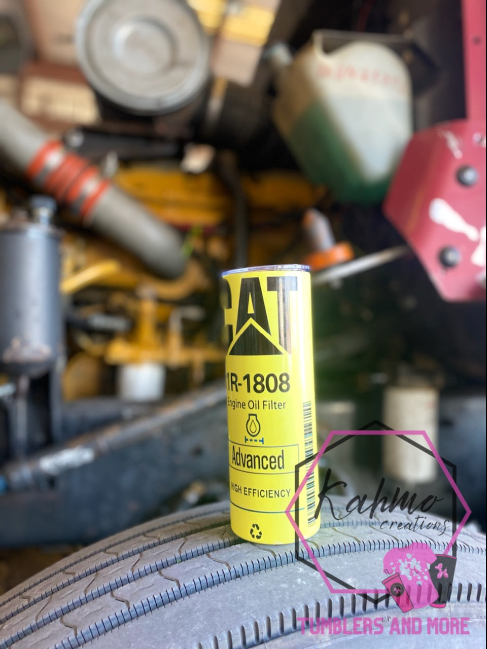 CAT Oil Filter Skinny Tumbler (20 oz.)