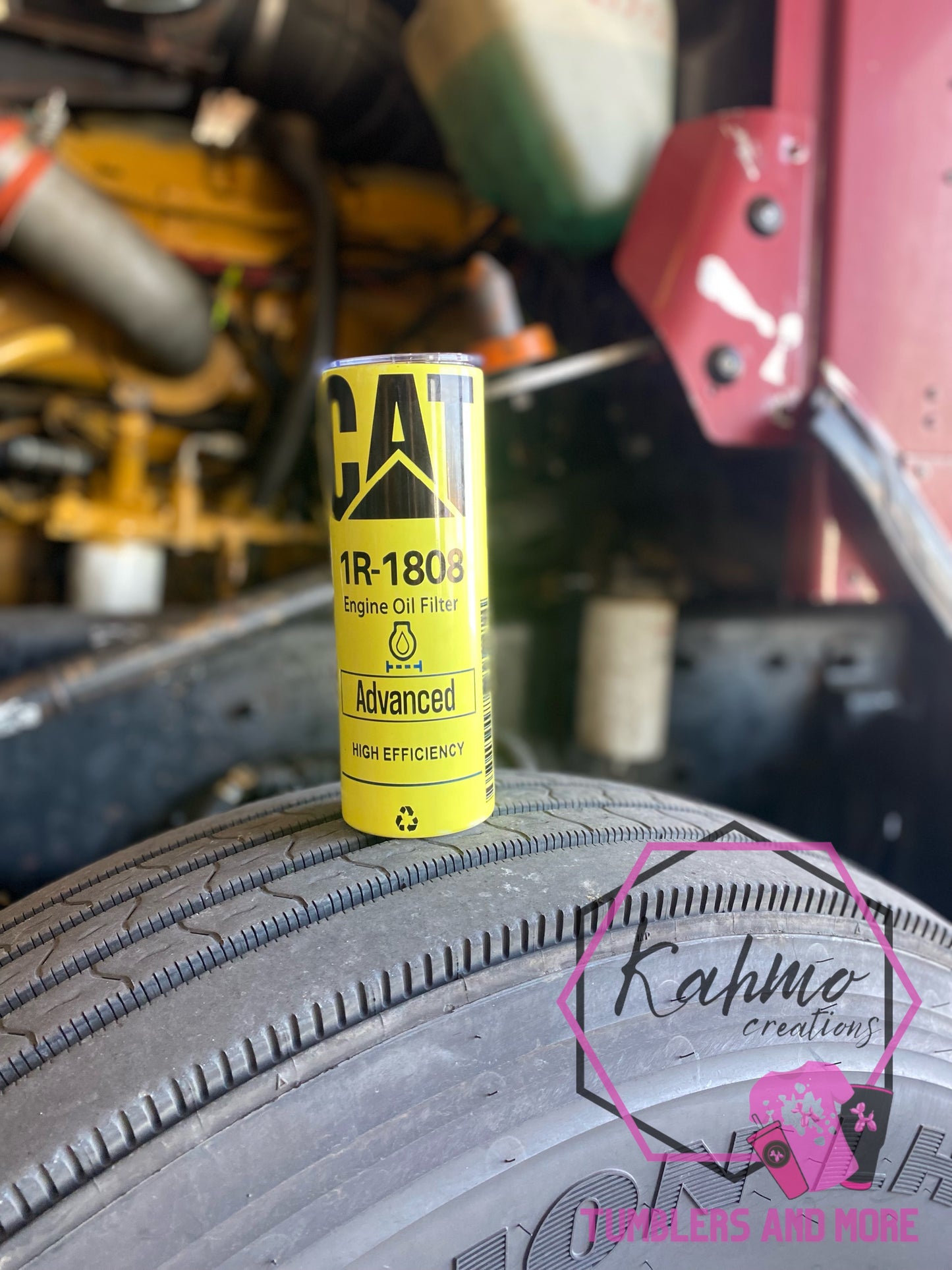 CAT Oil Filter Skinny Tumbler (20 oz.)