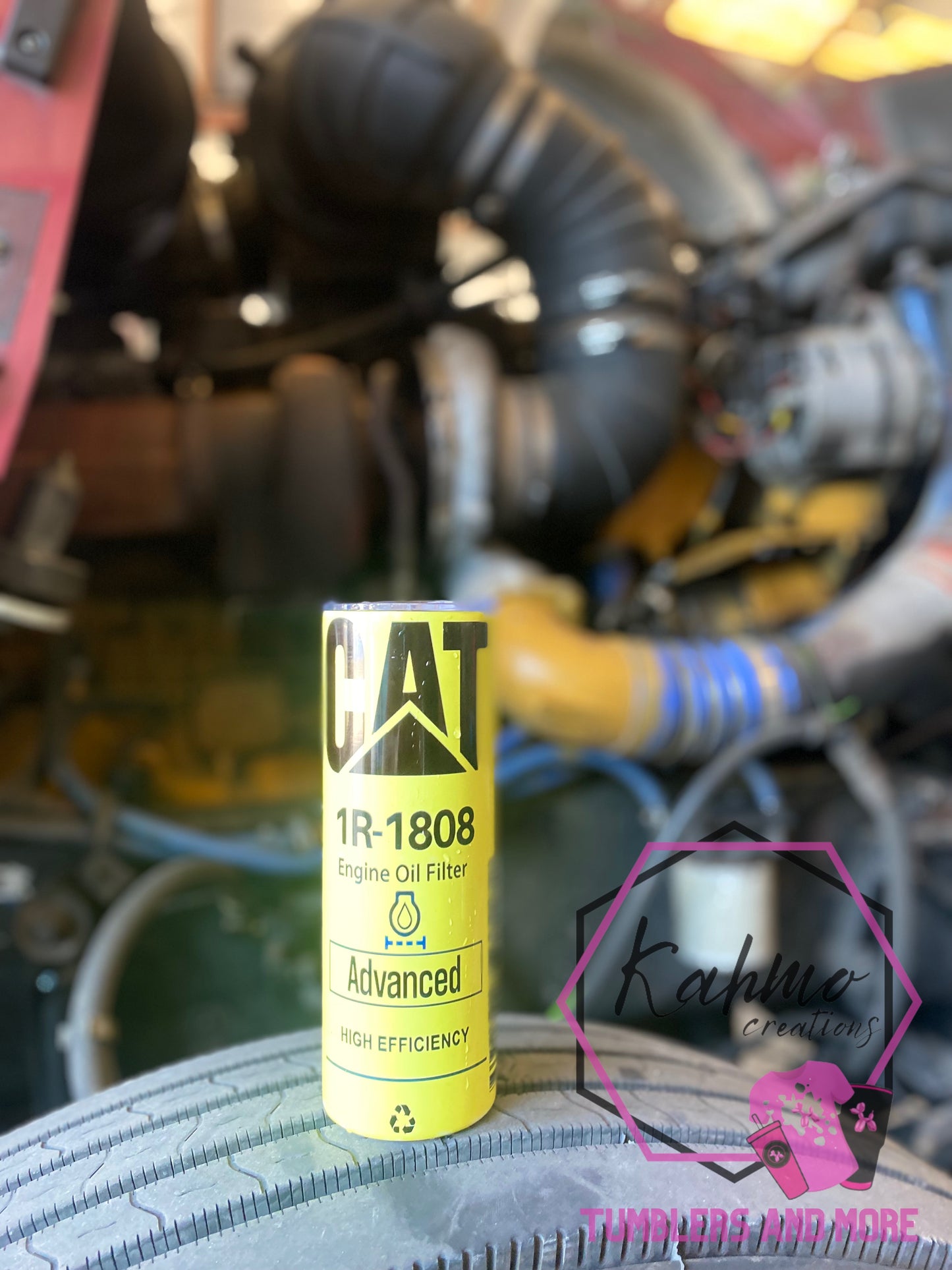 CAT Oil Filter Skinny Tumbler (20 oz.)